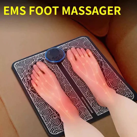 EMS Foot Massage Mat Electrical Muscle Stimulation Foot Massager Pain Relief Massager Pad Physiotherapy Foot Massager Pad