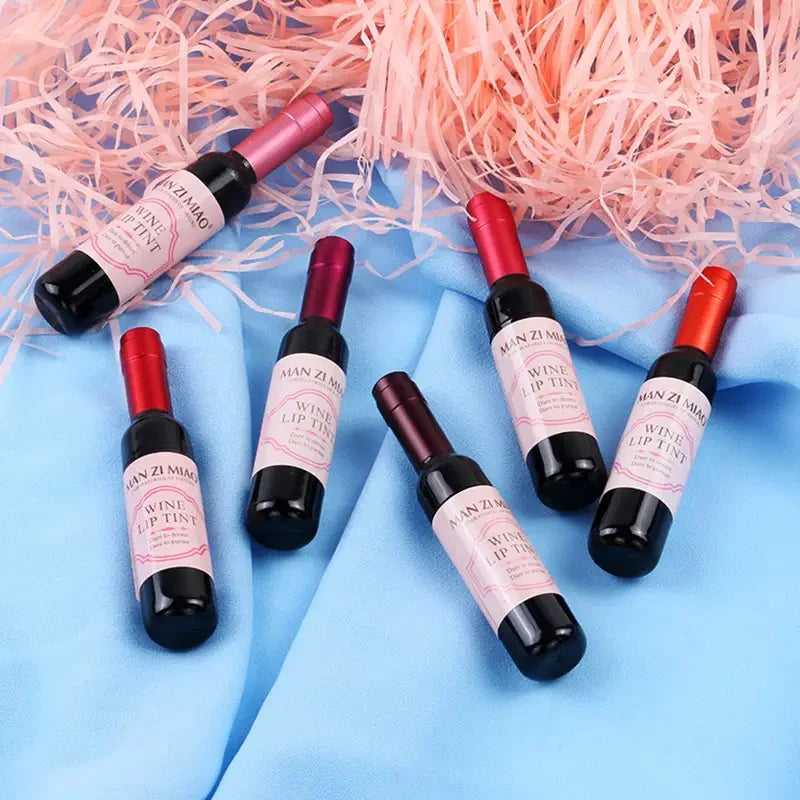 6pcs/set Wine Lip and Cheek Tint