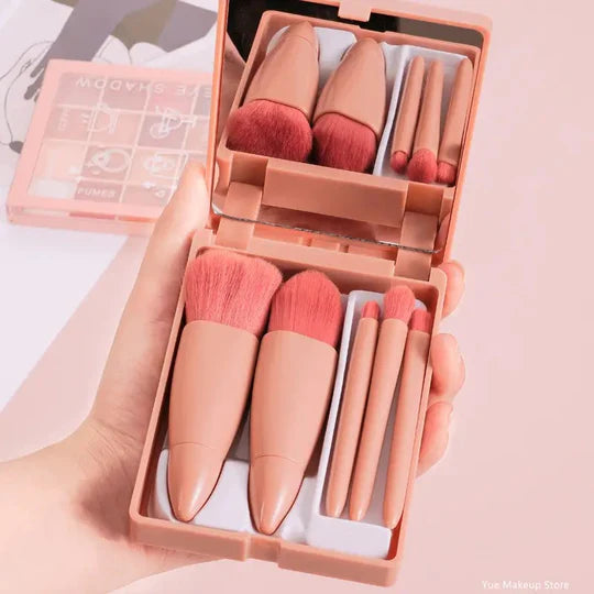 5pcs Mini Makeup Brushes Tool Set Cosmetic Powder Eyeshadow Foundation Blush Blending Makeup Brushes