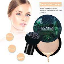 Sunisa HD Coverage Foundation Mushroom Head Cushion Foundation with Handle Blender